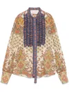 Valentino Geometric-print Shirt In ニュートラル