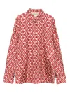 Valentino Long-sleeved Shirt In Multi