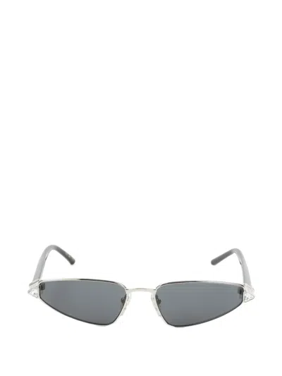 Valentino Geometric Logo Sunglasses In Neutral