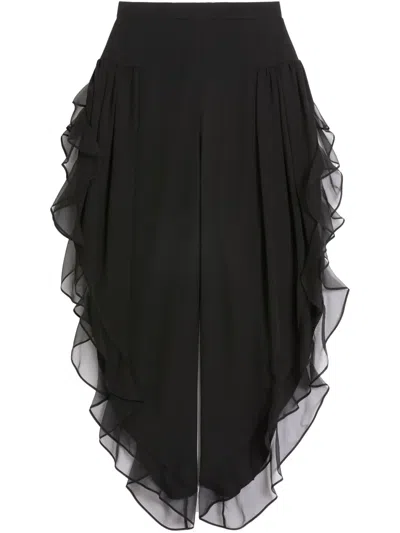 VALENTINO GEORGETTE BALLOON TROUSERS