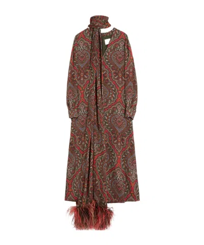 VALENTINO GEORGETTE MIDI DRESS