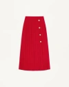 Valentino Georgette Midi Skirt Woman Paris 42 In Paris