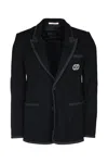 Valentino Jacket With Chest Pocket And Notched Lapels