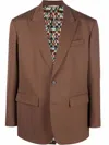 Valentino Sophisticated Brown Jacket For Men