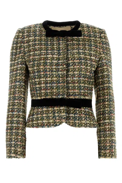 VALENTINO GIACCA IN TWEED MULTICOLOR  DONNA