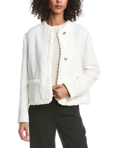 Valentino Giacca Jacket In White