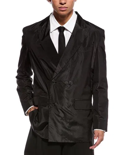 Valentino Giacca Silk Jacket In Animal Print