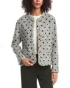 Valentino Giacca Wool-blend Jacket In White