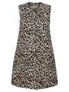 Valentino Gilet Pattern C.couture Fauve Eclat Animalier Leopardo In Animal Print