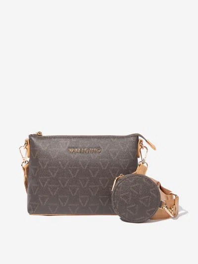 Valentino Garavani Girls Lady Re Pochette In Brown
