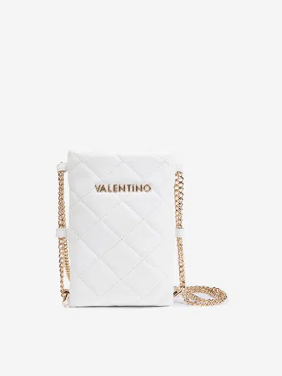 Valentino Garavani Kids' Valentino Girls Ocarina Crossbody Bag In White