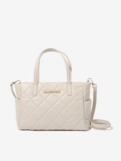 Valentino Garavani Girls Ocarina Tote Bag In White