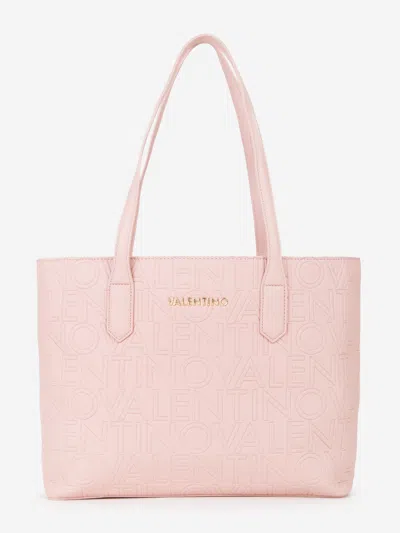 Valentino Garavani Girls Pansy Tote Bag In Pink
