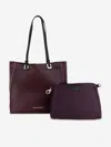 Valentino Girls Post Re Tote Bag In Red