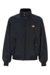 Valentino Nylon Bomber With Leather Patch And Vlogo Detail