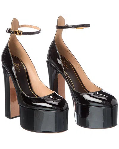 Pre-owned Valentino Garavani Valentino Go 155 Patent Platform Pump (authentic Pre-loved)