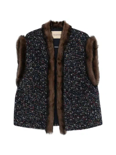 Valentino Gobelin Waistcoat After Winter In Multi
