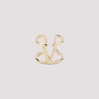 Valentino Garavani Brass Ring In Metallic