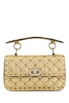 Valentino Borsa A Mano Rockstud In Pelle Oro Donna