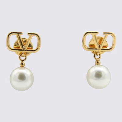 Valentino Garavani Gold Metal Earrings