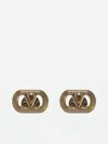 Valentino Oval Earrings In Gold
