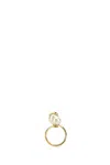 Valentino Gold Metal Vlogo Signature Ring