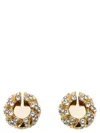 Valentino Gold Pas Plus Earrings In Golden