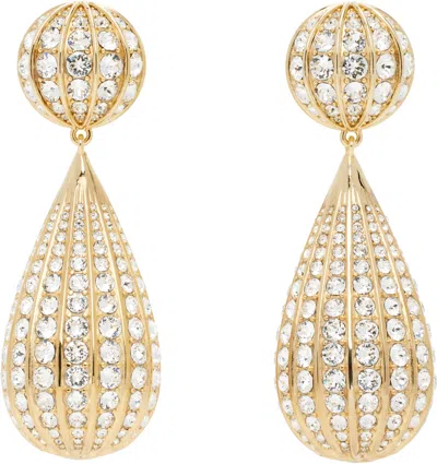 VALENTINO GARAVANI GOLD POÉTIQUES DES GOUTTES EARRINGS