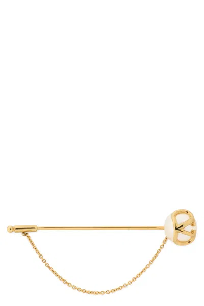 Valentino Garavani Gold-tone Brass Brooch