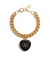 Valentino Garavani Coer Royal Bracelet Gold-coloured In In Metallic