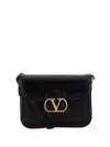 Valentino Borsa A Spalla 9to5 In Pelle Nera  Donna In Black