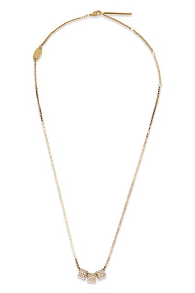 Valentino Garavani Gold-tone Metal Necklace In Multi