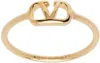 VALENTINO GARAVANI GOLD VLOGO RING