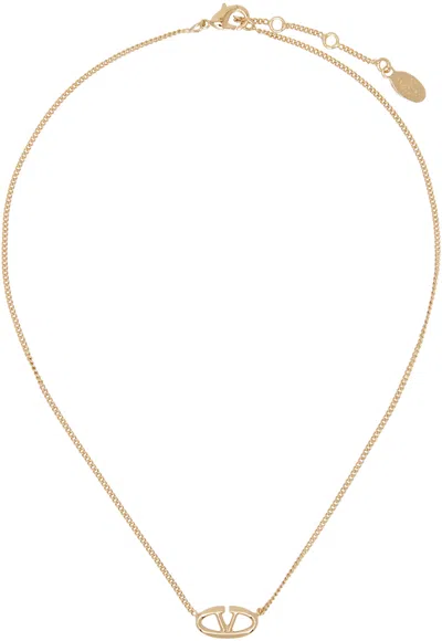 Valentino Garavani Women's Vlogo The Bold Edition Metal Necklace In Gold