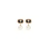 Valentino Garavani Oval Earrings With Swarovski Pearl In Gold