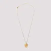 Valentino Heart Vlogo Pendant Necklace In Golden