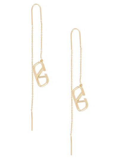 Valentino Garavani Golden Vlogo Signature Earrings