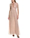 Valentino Silk Gown In Beige