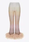 Valentino Gradient-effect Lurex Pants In Multicolor