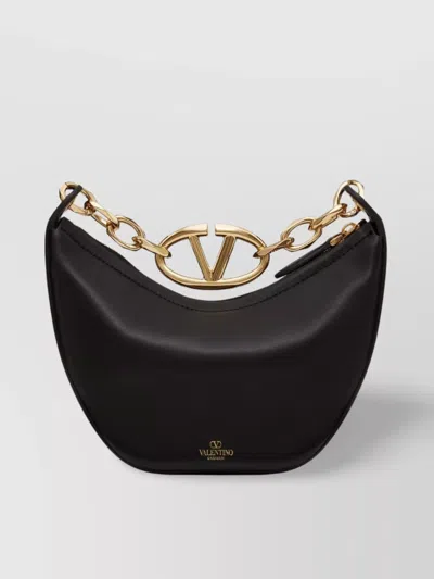 Valentino Garavani Grain Smooth Shoulder Bags With Chain Strap
