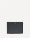 Valentino Grained Leather Pouch