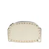 Valentino Grained Leather 'rockstud' Mini Bag In White