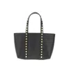 Valentino Rockstud Tote Bag In Black