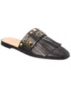 Valentino Garavani Valentino Grainy Leather Flat In Black