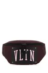Valentino Grape Fabric Vltn Belt Bag