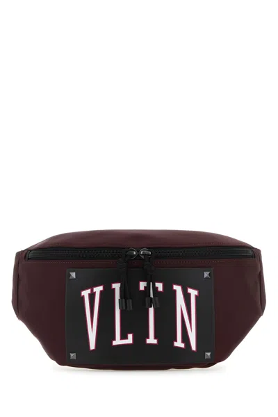 Valentino Garavani Grape Fabric Vltn Belt Bag