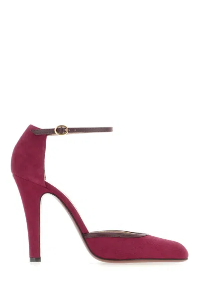 Valentino Garavani Grape Suede Pumps