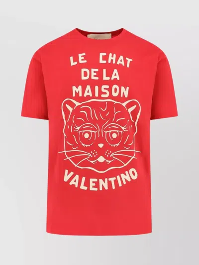 VALENTINO GRAPHIC CREW NECK T-SHIRT