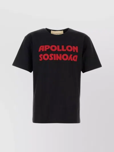 VALENTINO GRAPHIC PRINT CREW NECK SHORT SLEEVE T-SHIRT