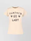 Valentino Graphic Print Crew Neck Short Sleeve Top In Multi